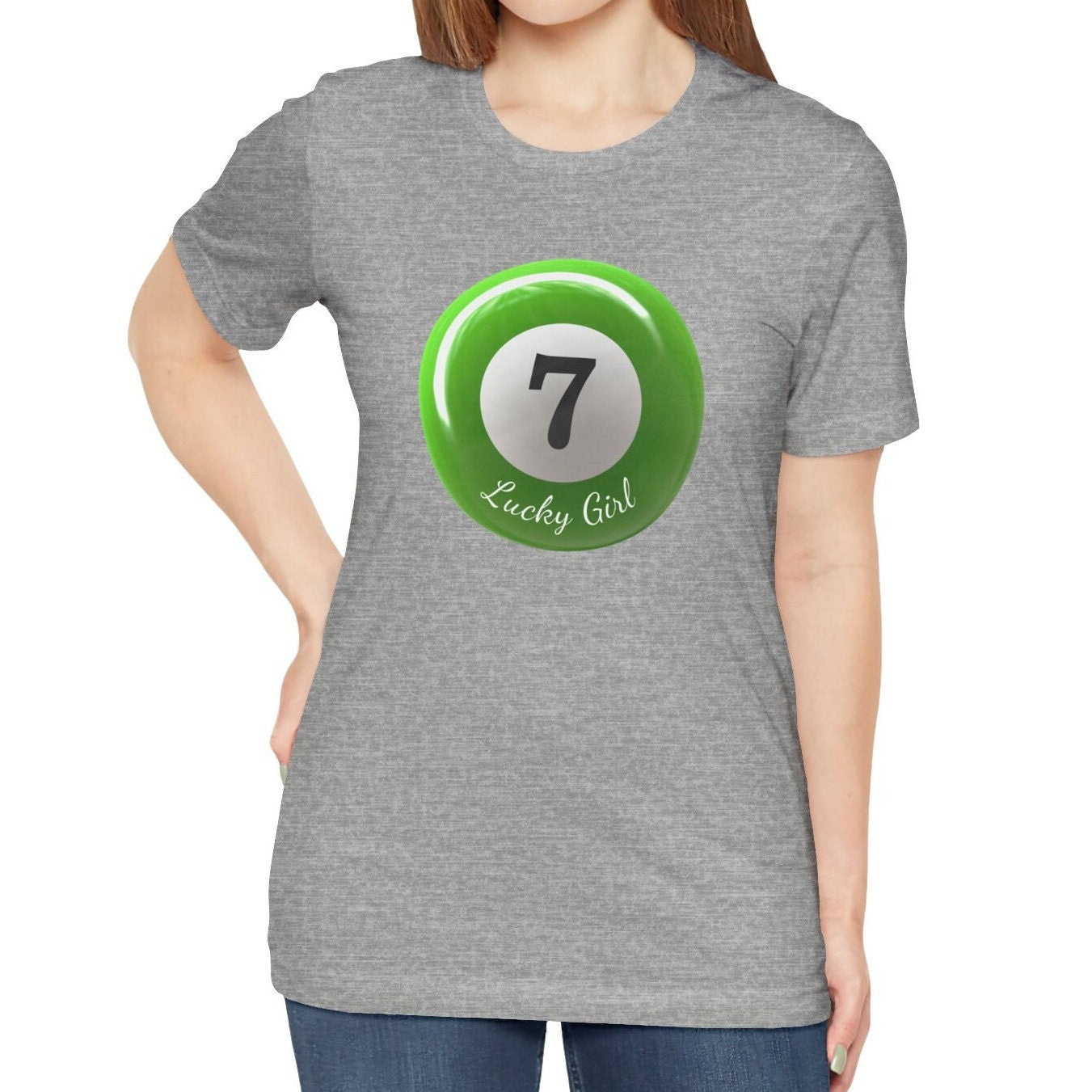Lucky Girl 7 Green Ball Shirt