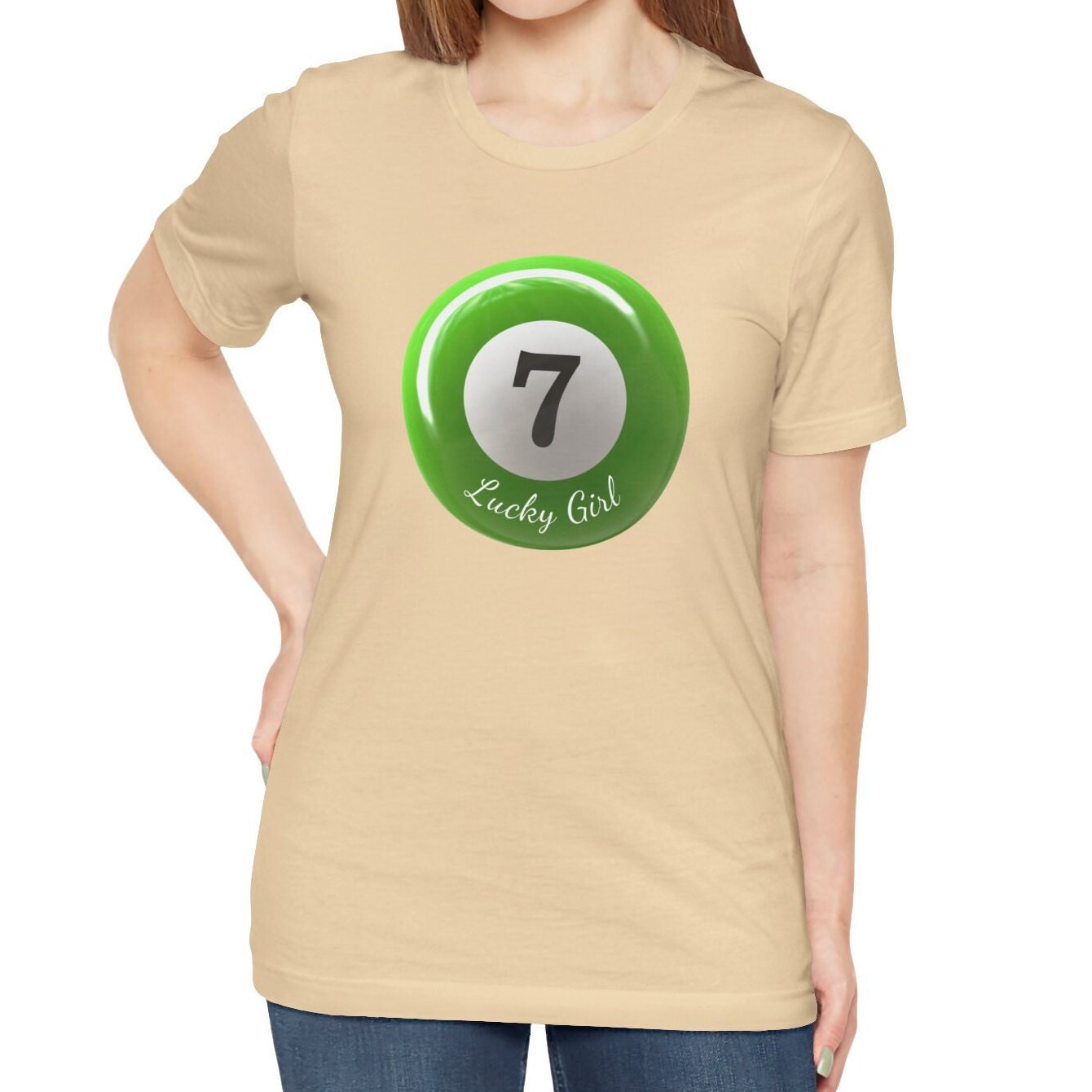 Lucky Girl 7 Green Ball Shirt