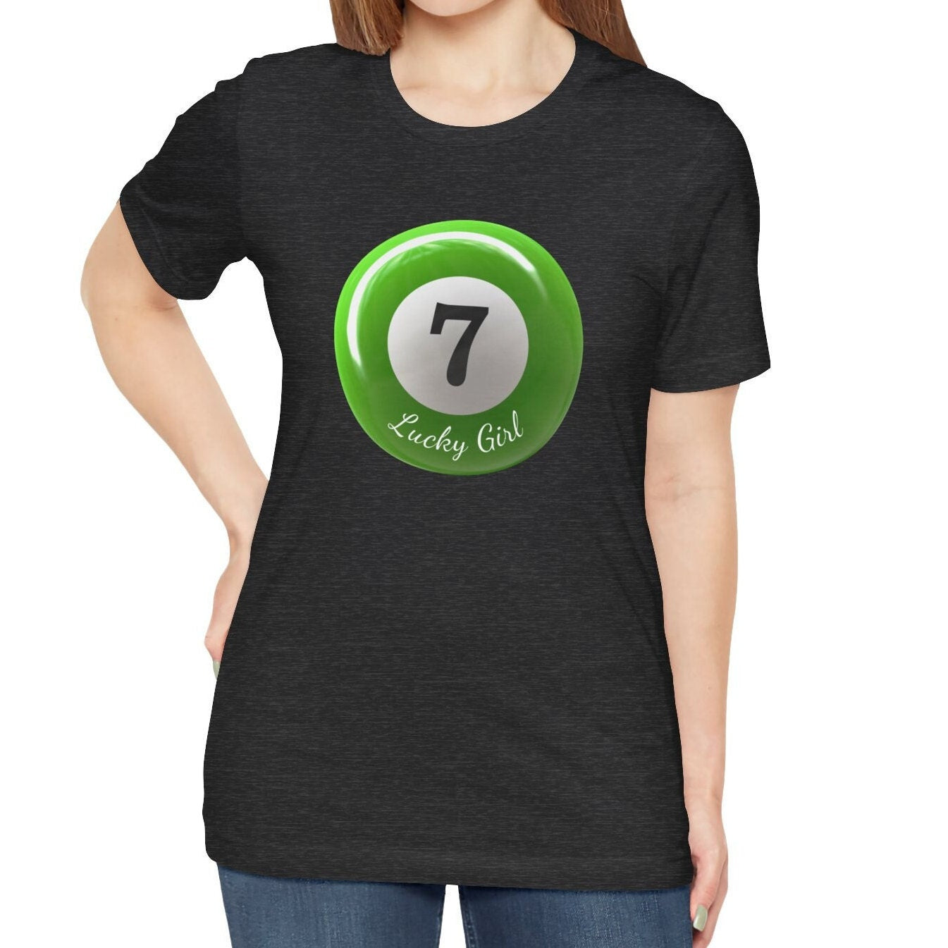 Lucky Girl 7 Green Ball Shirt