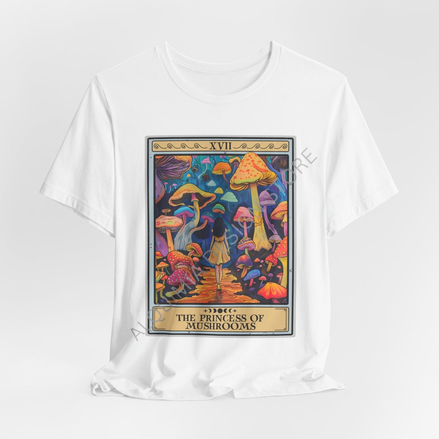 The Princess of Mushrooms Tarot Card Shirt, Mushroom Foraging