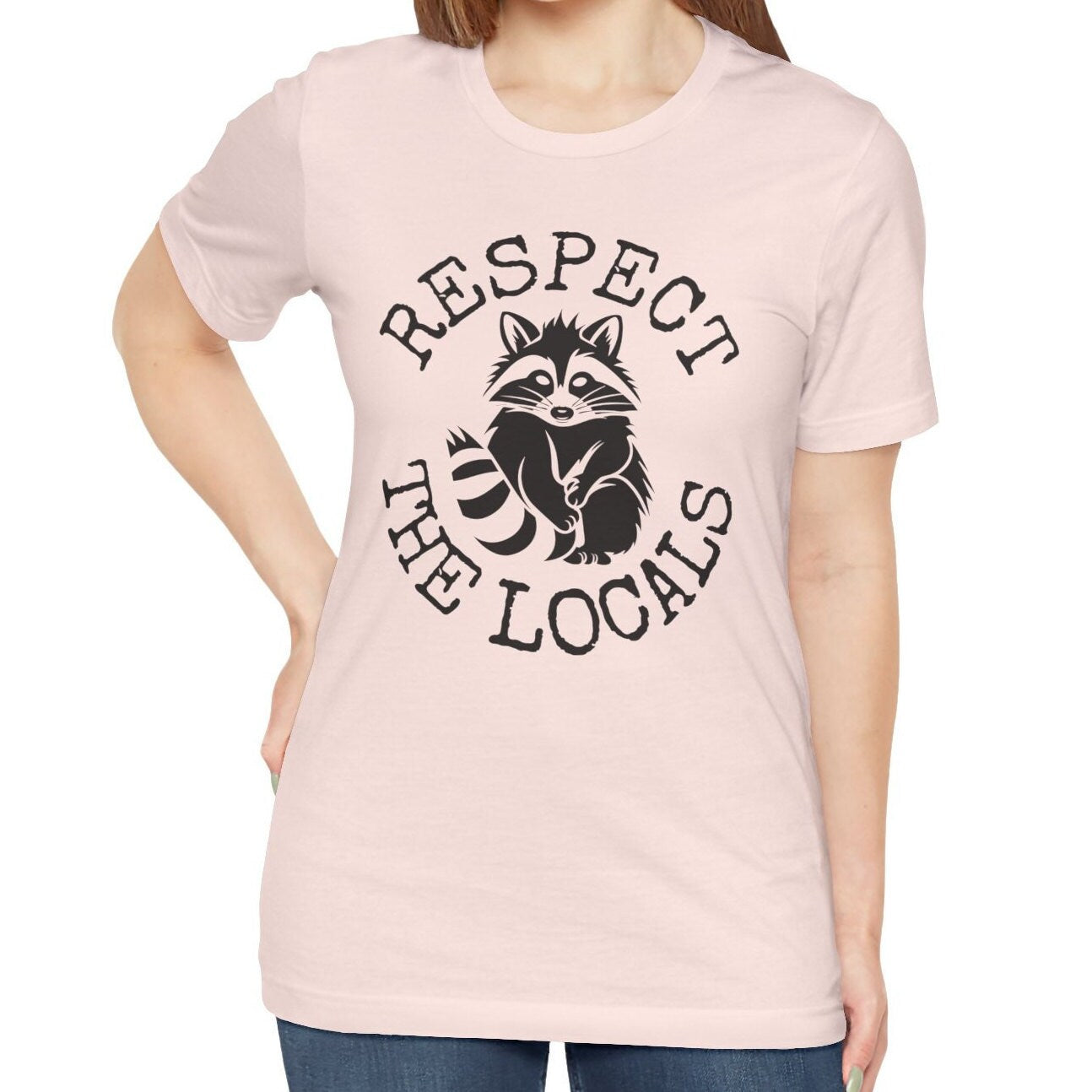 Respect the Locals Raccoon Shirt