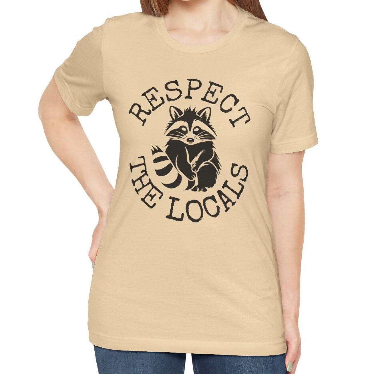 Respect the Locals Raccoon Shirt