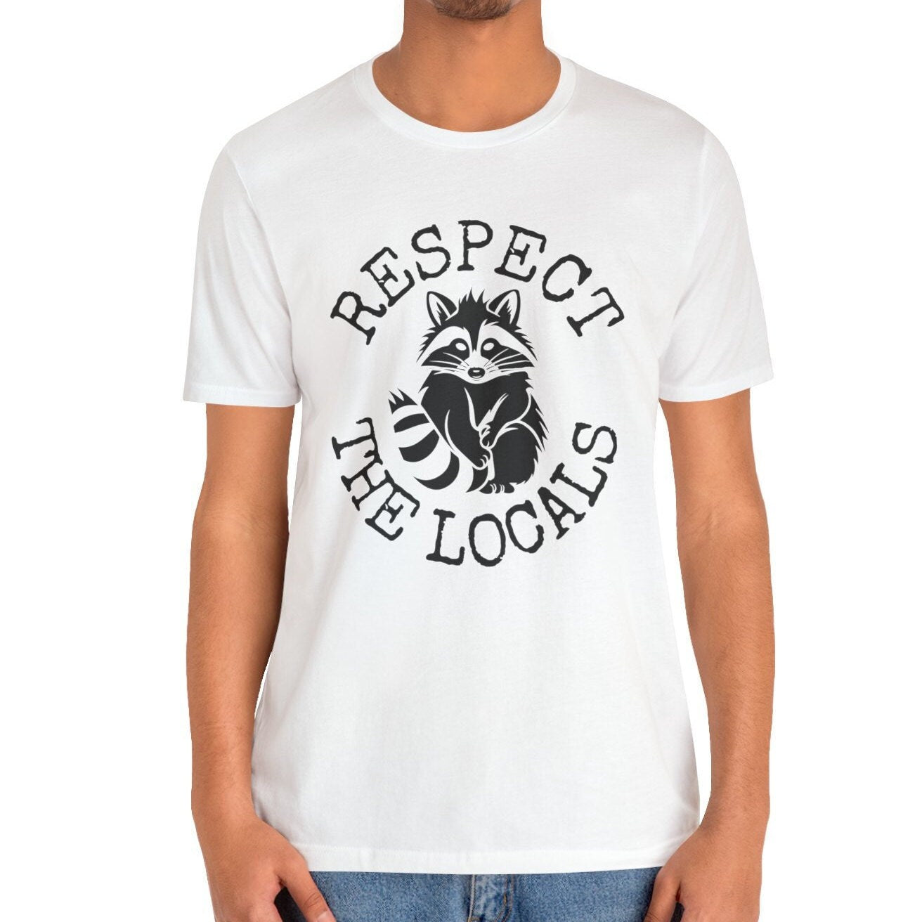 Respect the Locals Raccoon Shirt