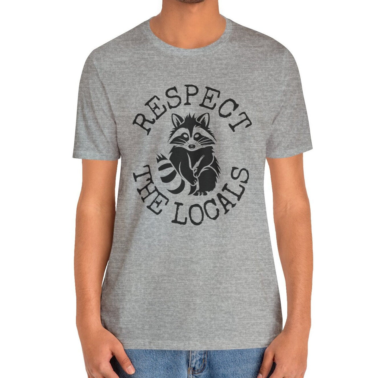Respect the Locals Raccoon Shirt