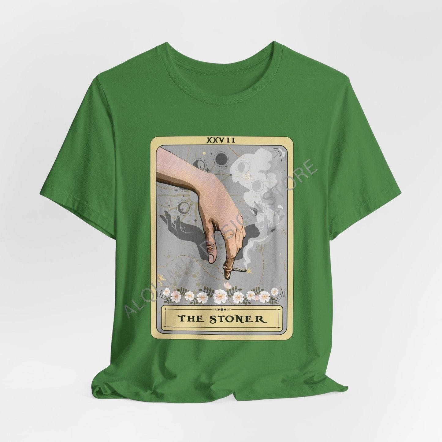 The Stoner Tarot Card Shirt, Weed Smoking