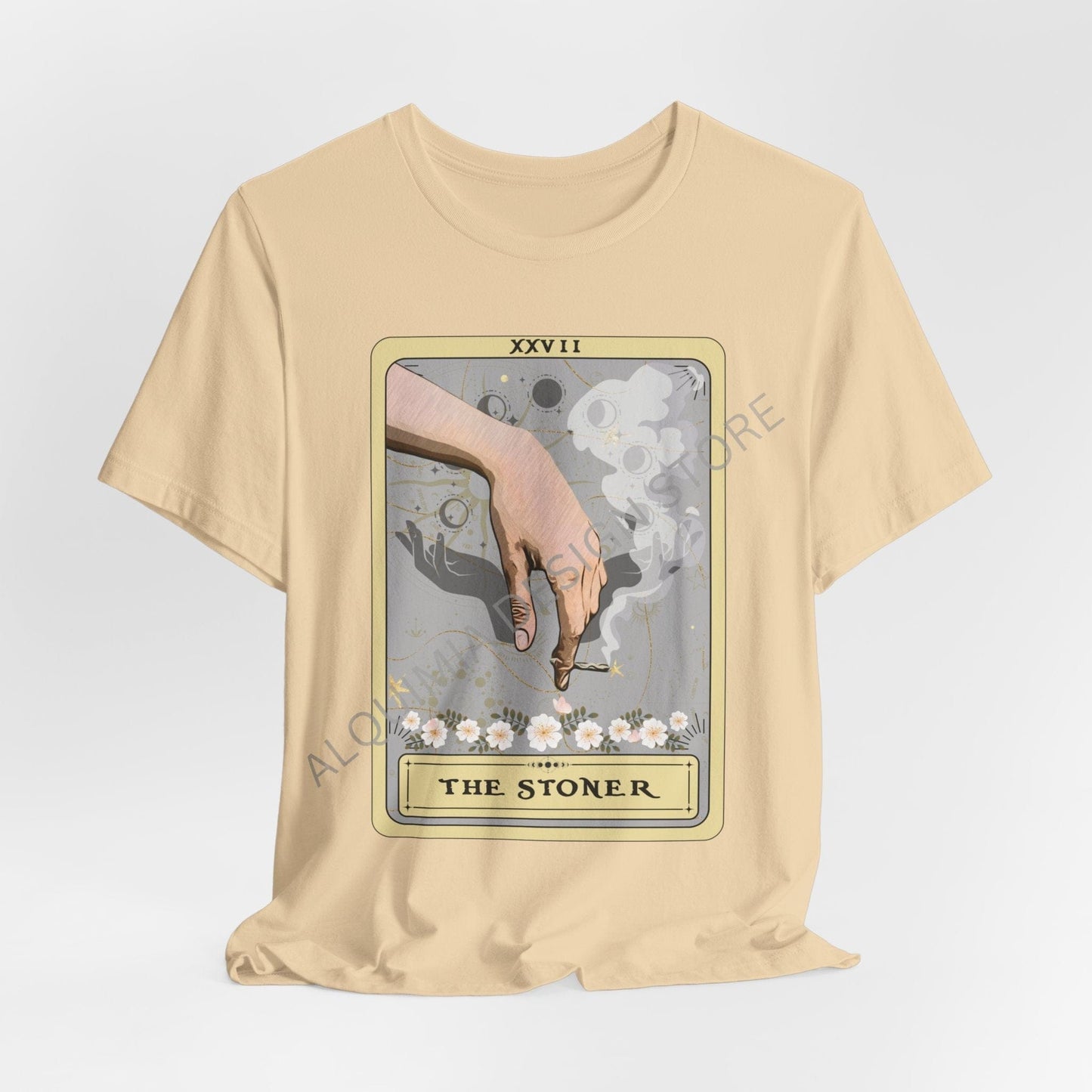 The Stoner Tarot Card Shirt, Weed Smoking