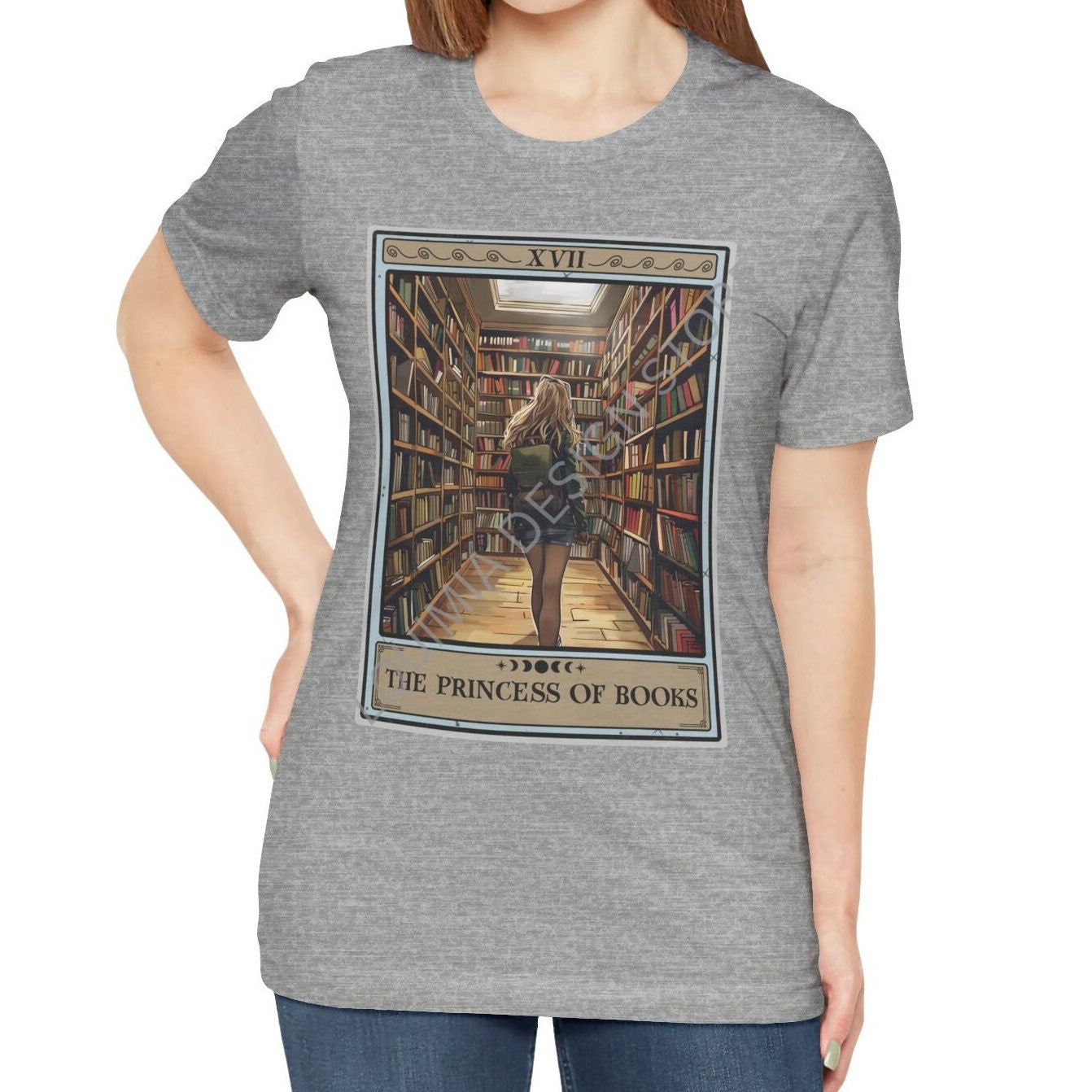 The Princess of Books Tarot Card Shirt