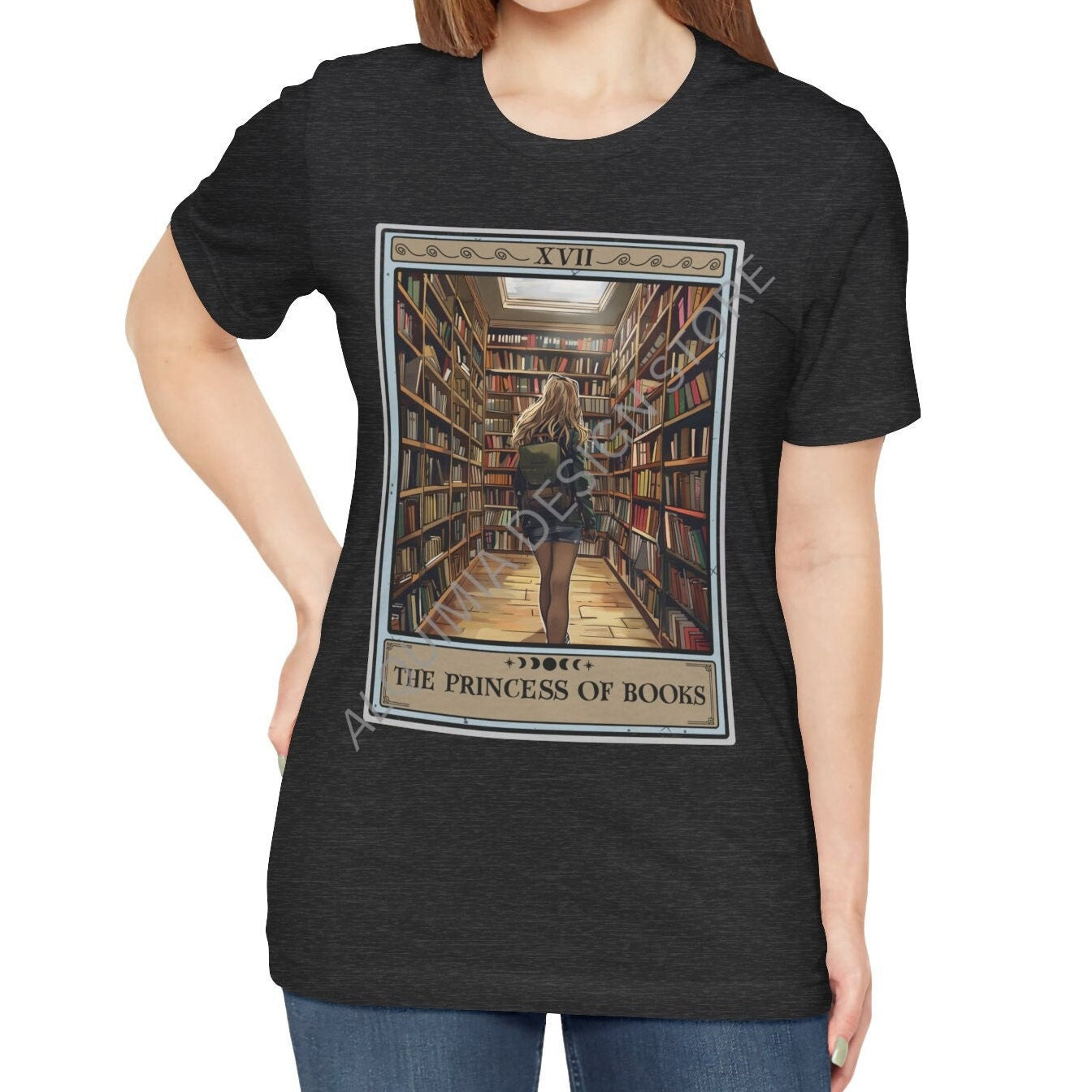 The Princess of Books Tarot Card Shirt