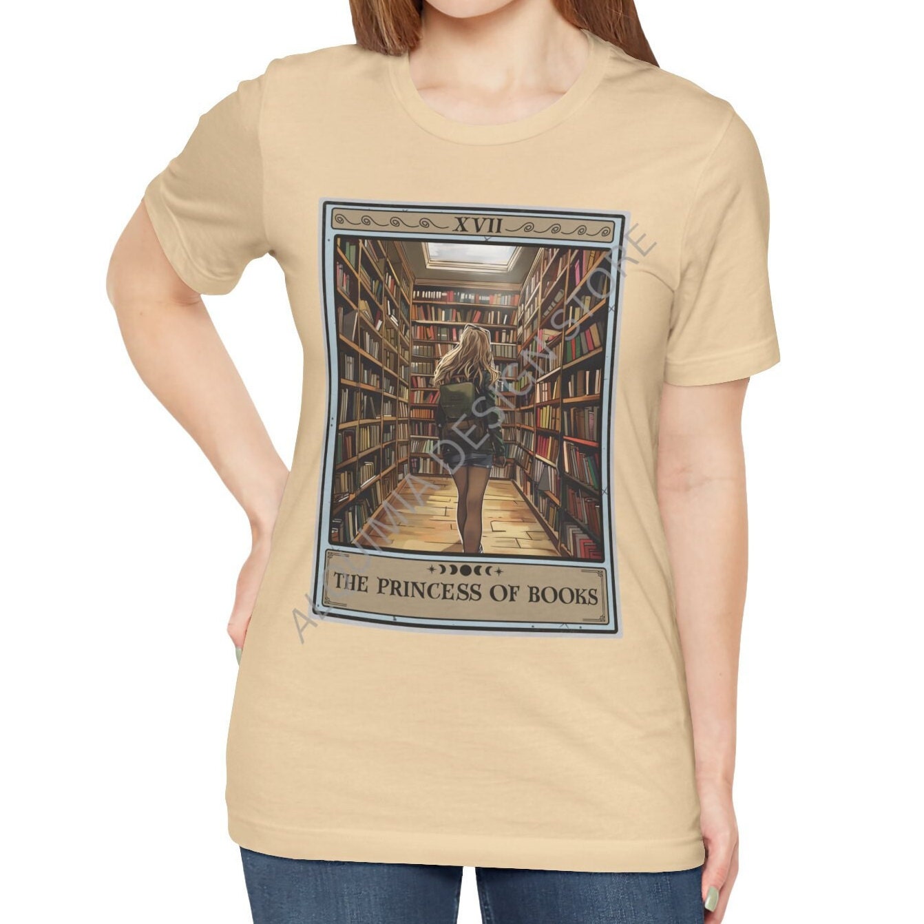 The Princess of Books Tarot Card Shirt