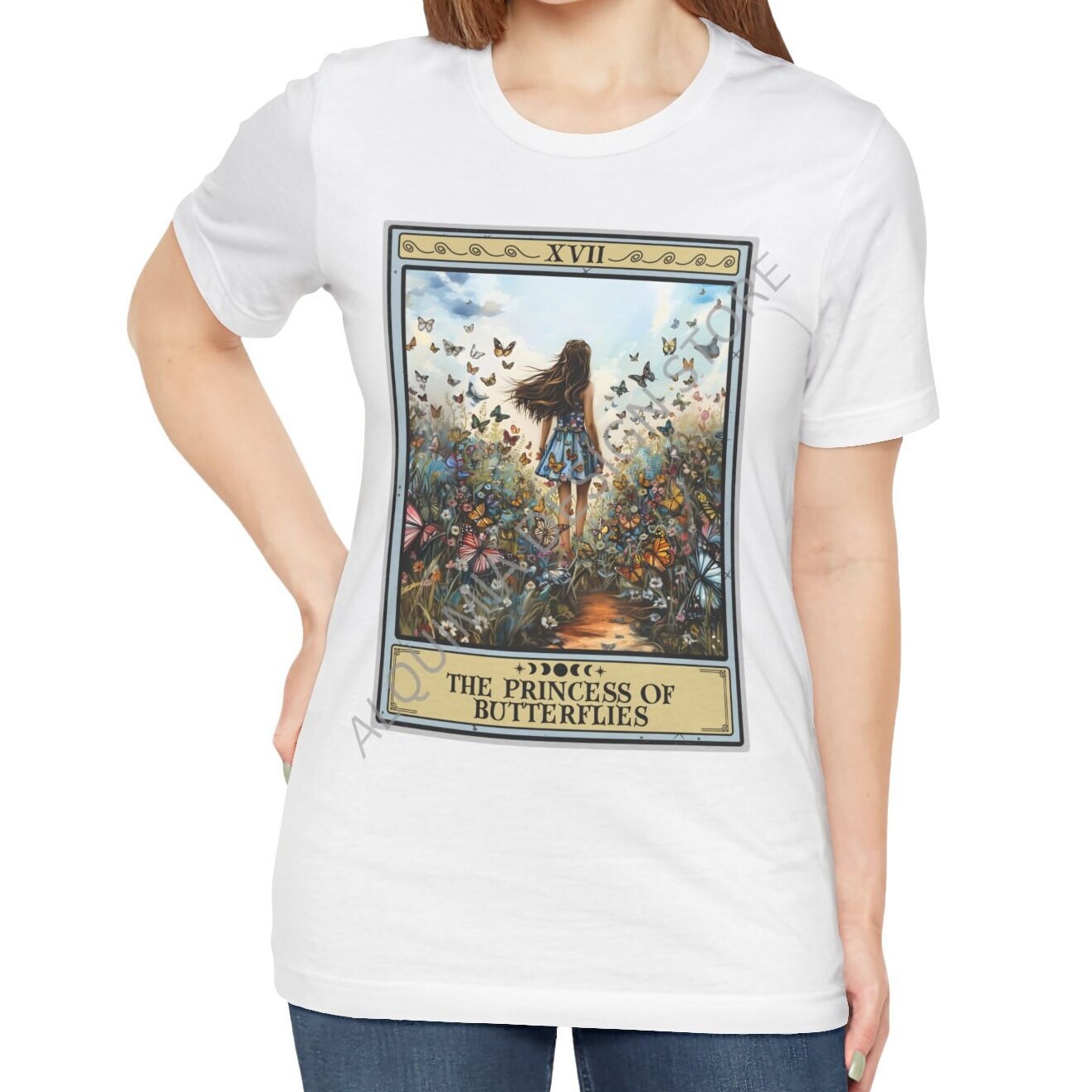 The Princess Of Butterflies Tarot Card Shirt