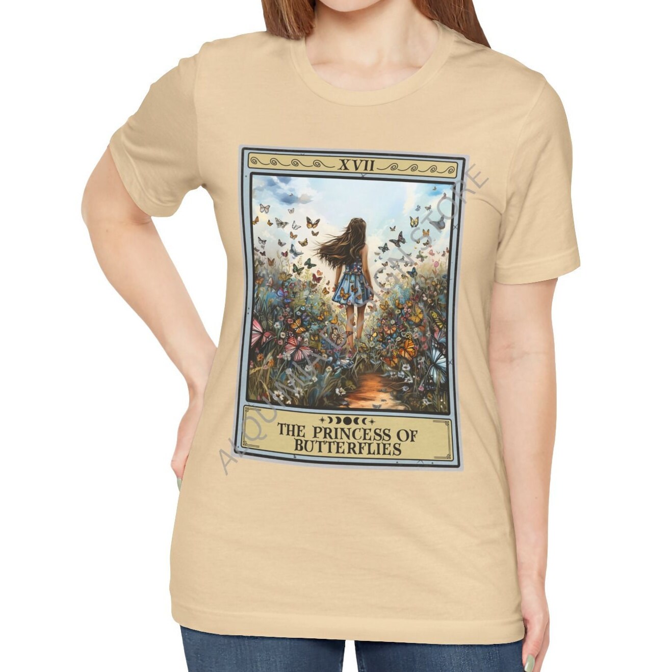 The Princess Of Butterflies Tarot Card Shirt