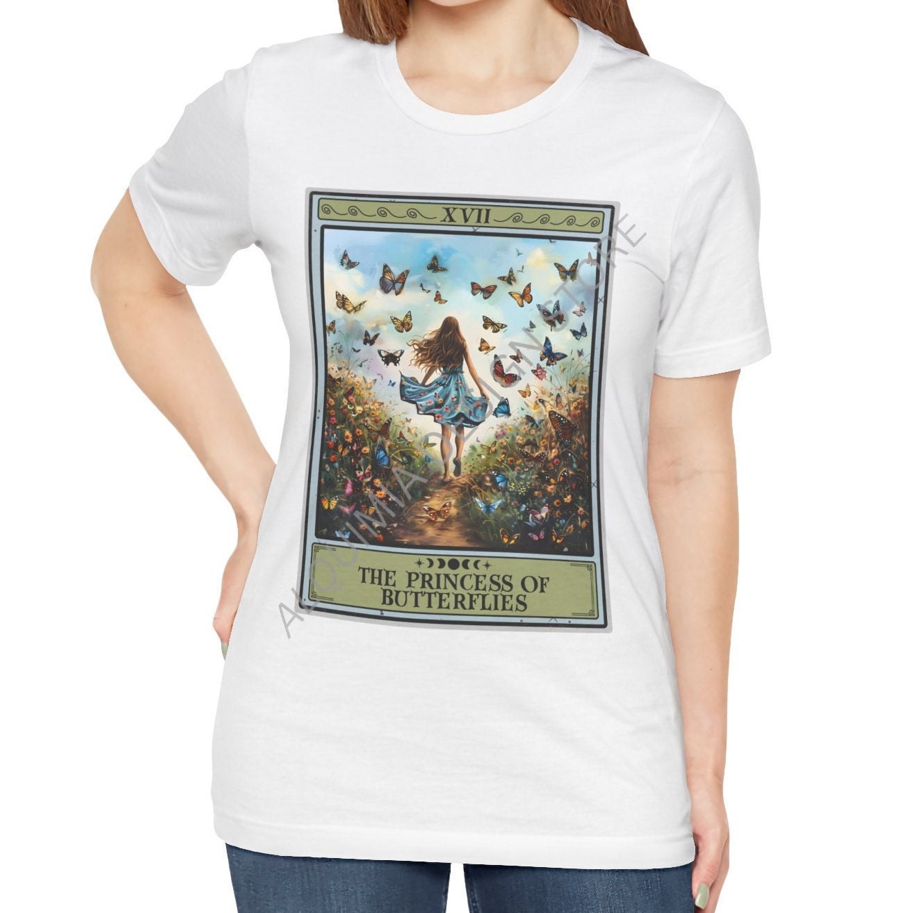 The Princess Of Butterflies Tarot Card Shirt