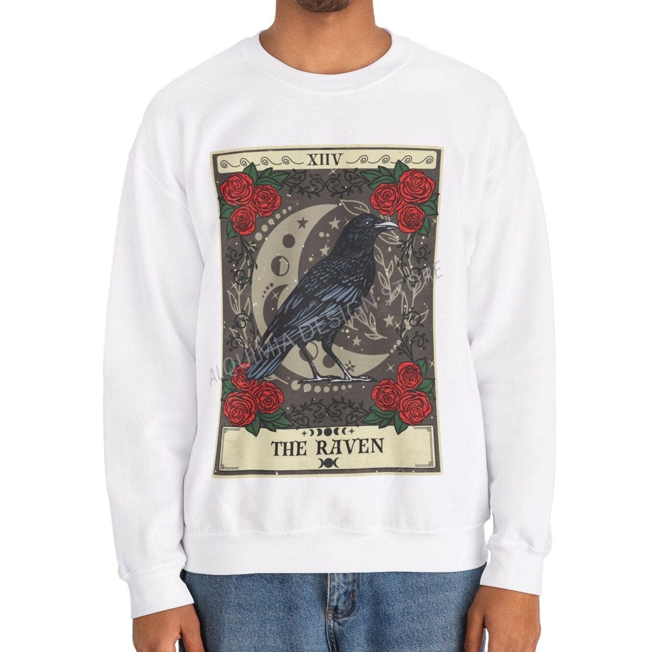 The Raven Tarot Card Sweatshirt