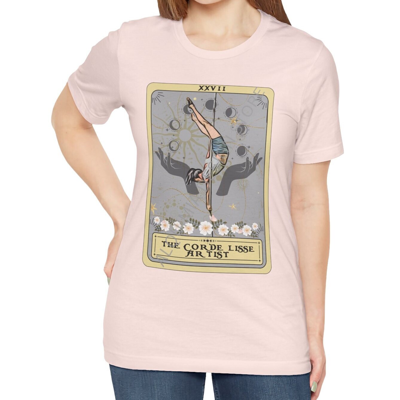 The Corde Lisse Artist Tarot Card Shirt, Aerialist Dance
