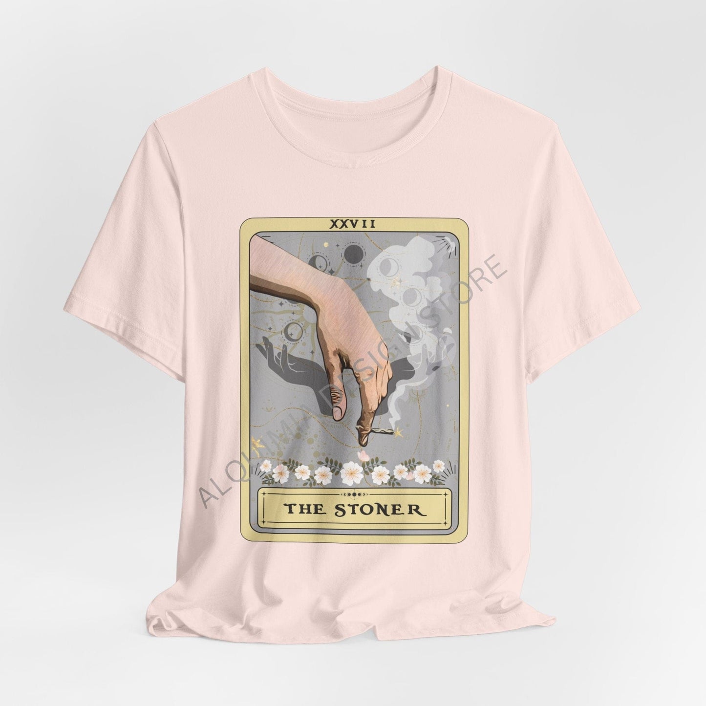 The Stoner Tarot Card Shirt, Weed Smoking