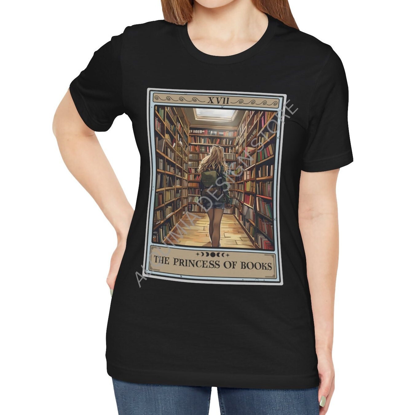 The Princess of Books Tarot Card Shirt