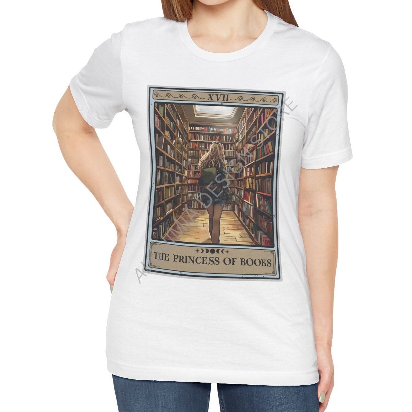 The Princess of Books Tarot Card Shirt