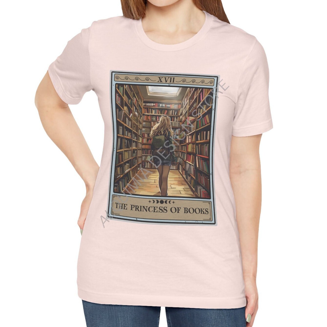 The Princess of Books Tarot Card Shirt