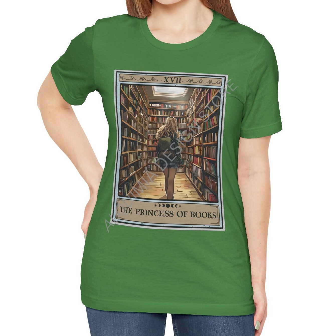 The Princess of Books Tarot Card Shirt
