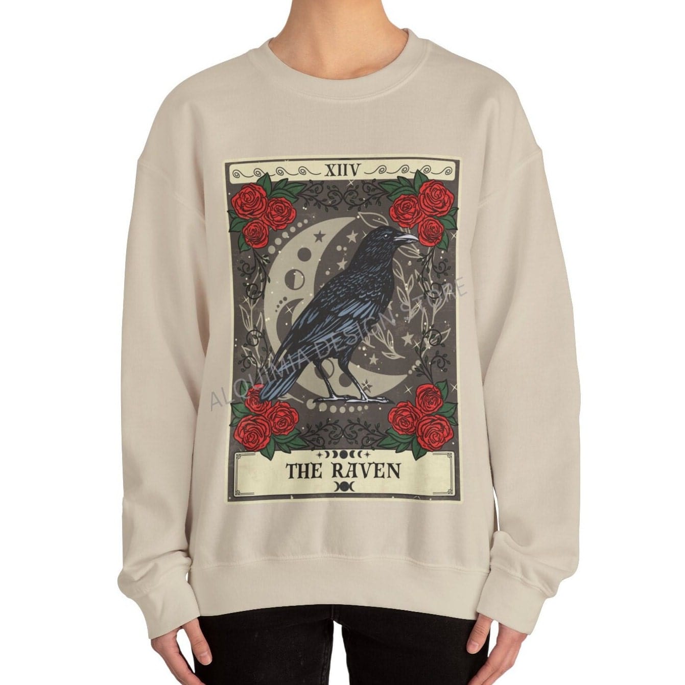 The Raven Tarot Card Sweatshirt