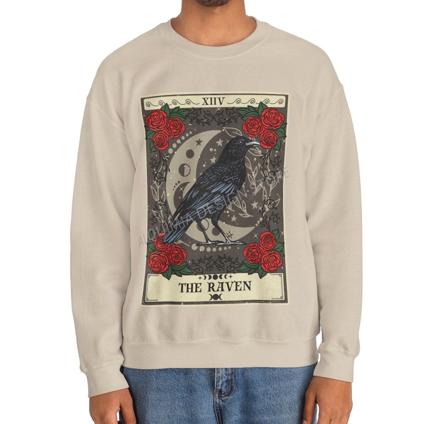The Raven Tarot Card Sweatshirt