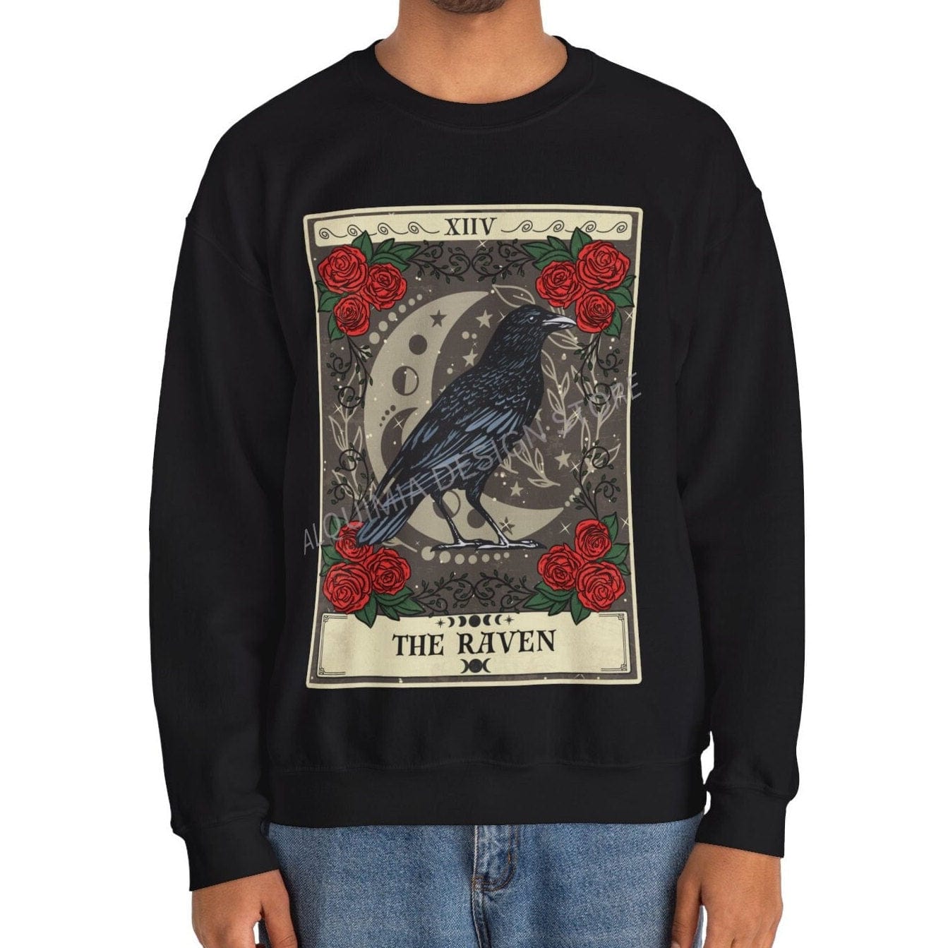 The Raven Tarot Card Sweatshirt