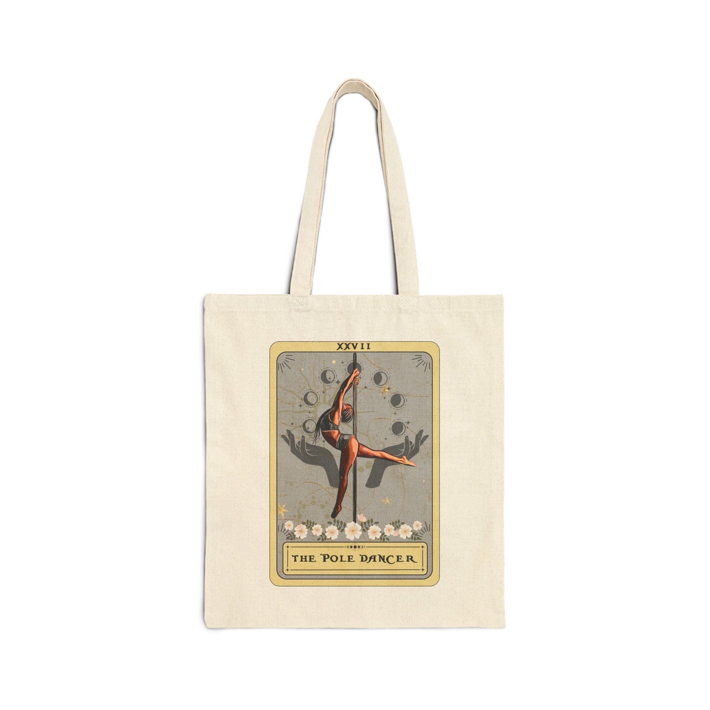 The Pole Dancer Tarot Card Tote Bag 15" x 16" Pole Dancing