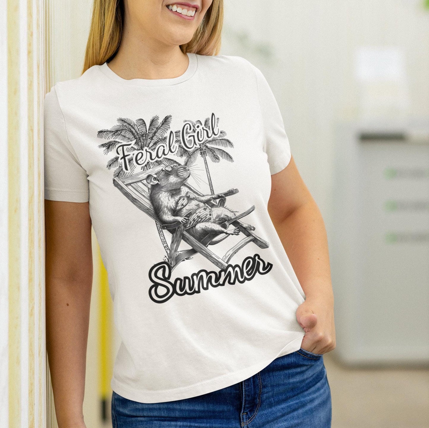 Feral Girl Summer Rat Shirt