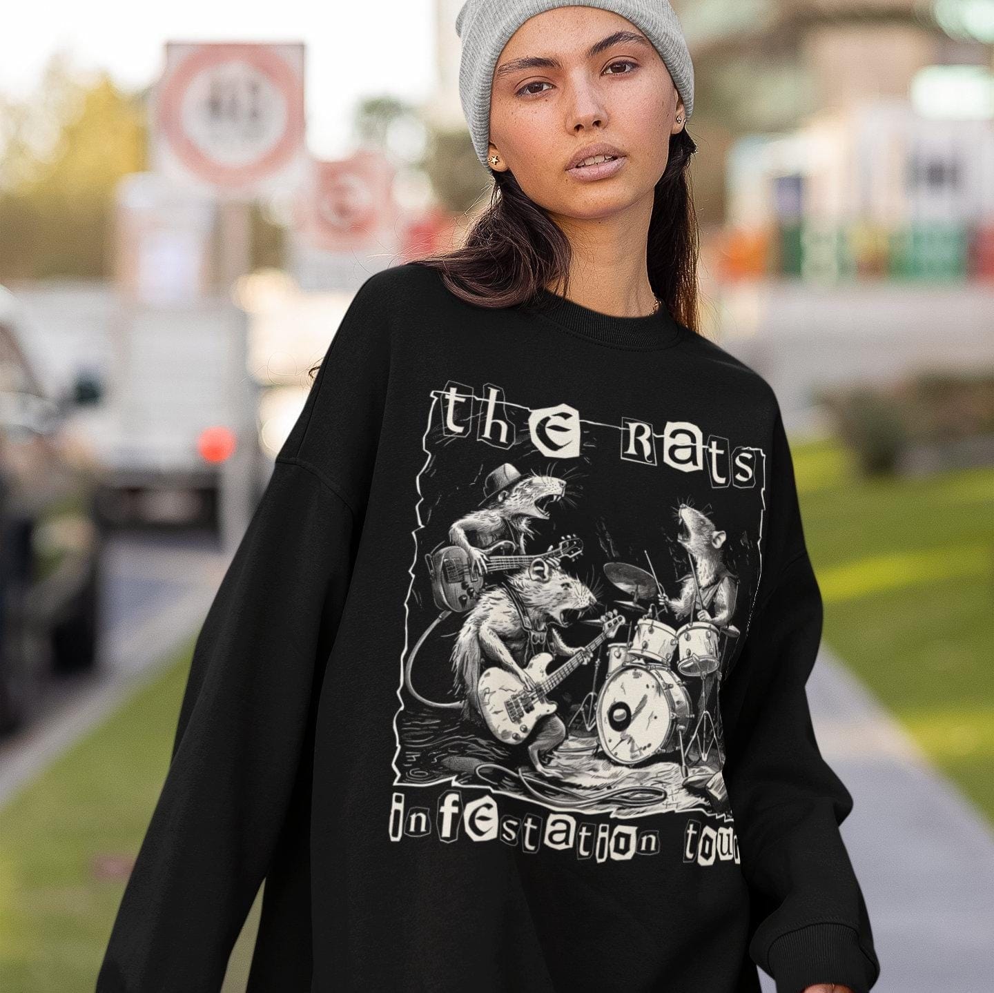 The Rats Infestation Tour Rat Sweatshirt