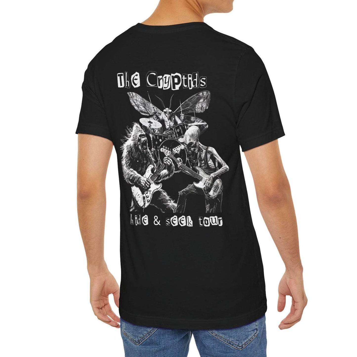 The Cryptids Hide & Seek Tour Shirt BACK PRINT