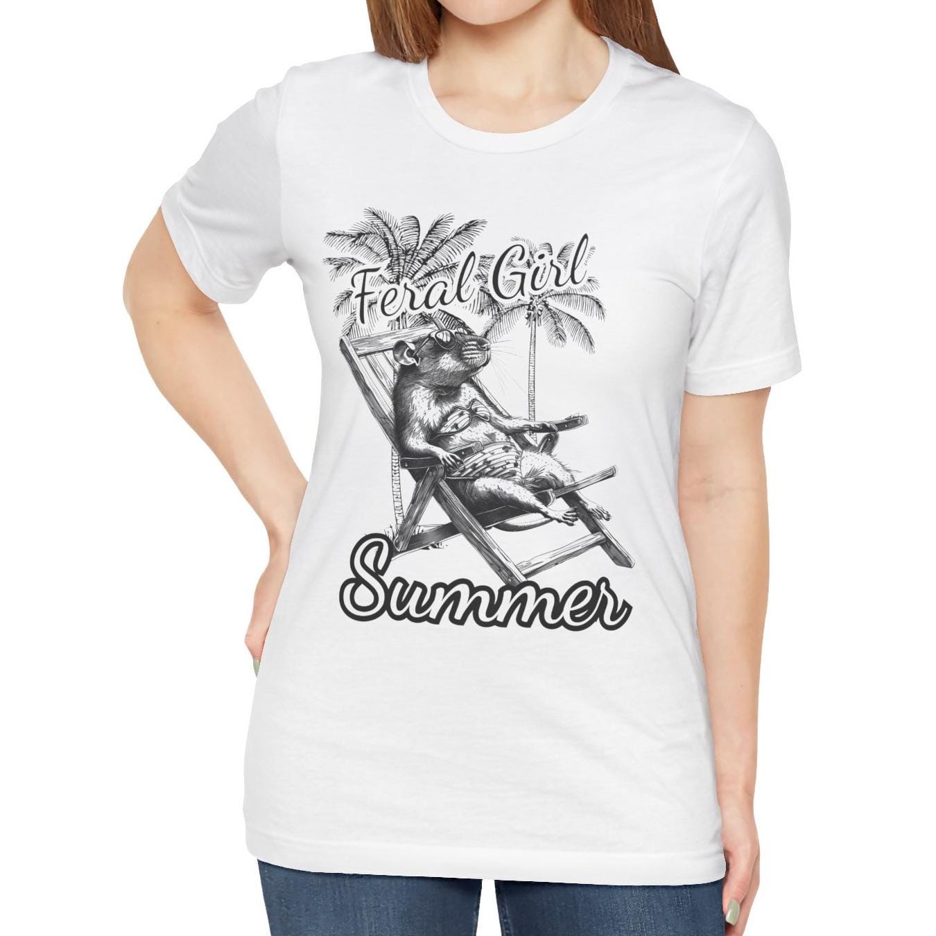 Feral Girl Summer Rat Shirt