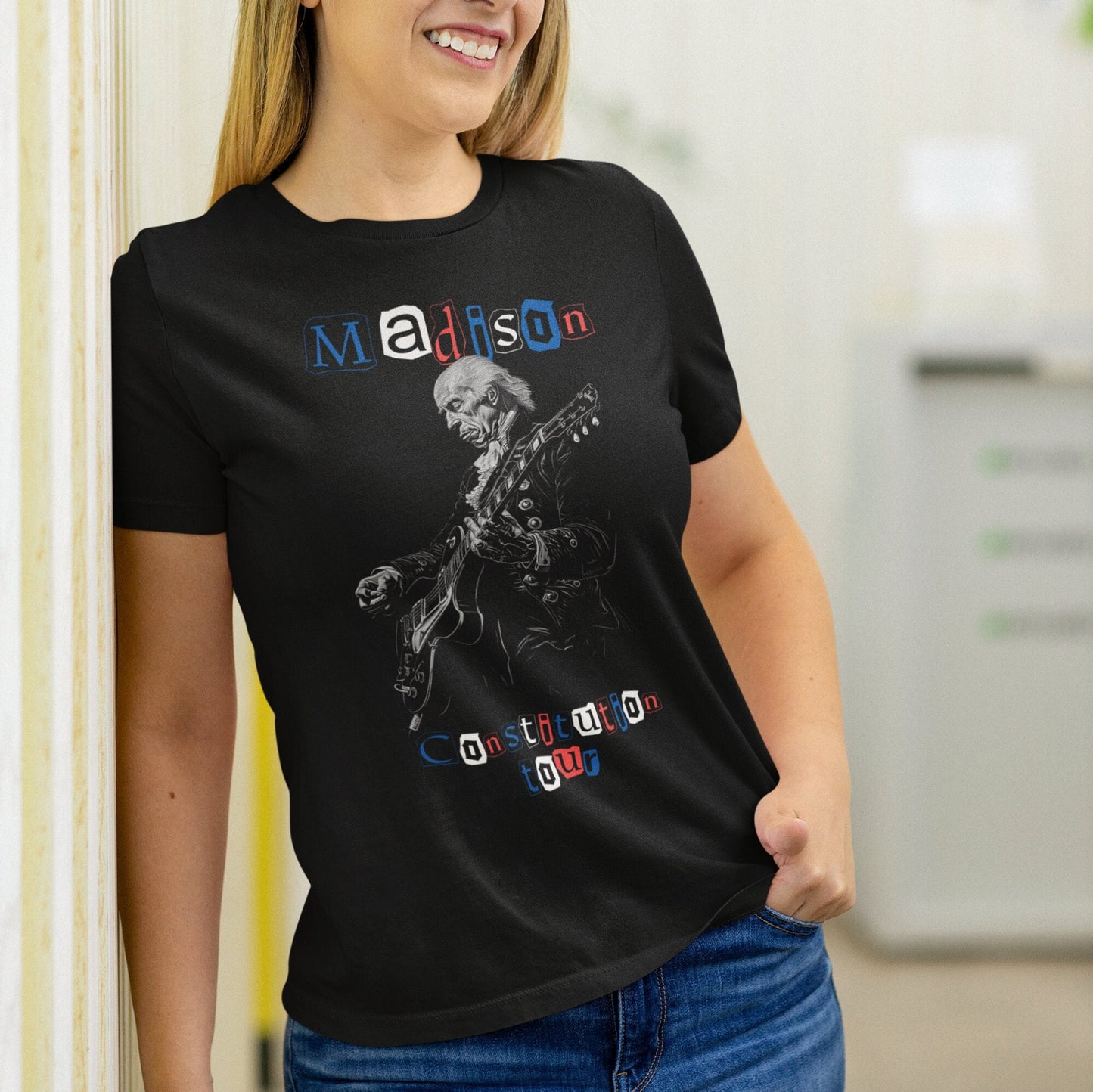 James Madison Constitution Tour Shirt, American History