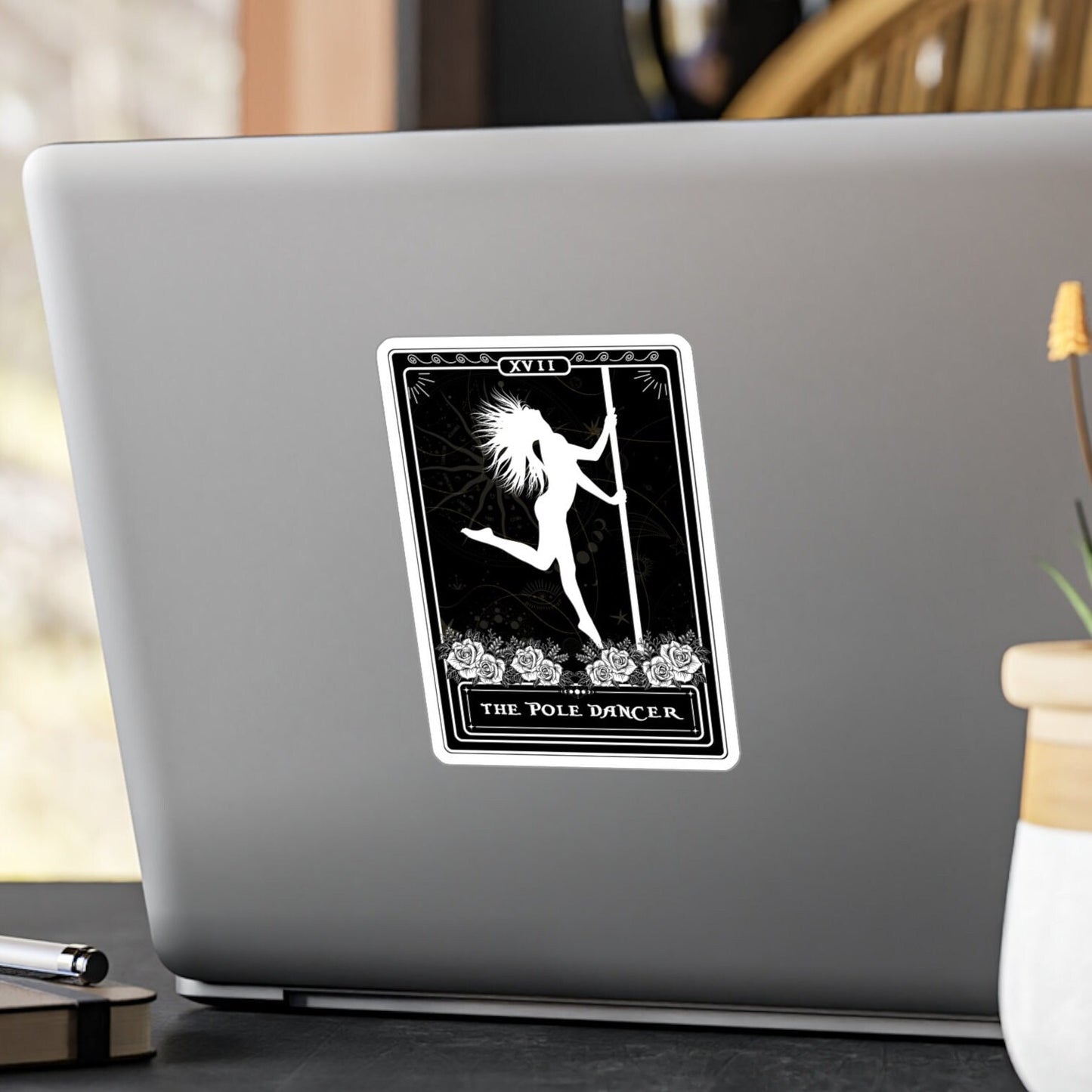The Pole Dancer Tarot Card Sticker
