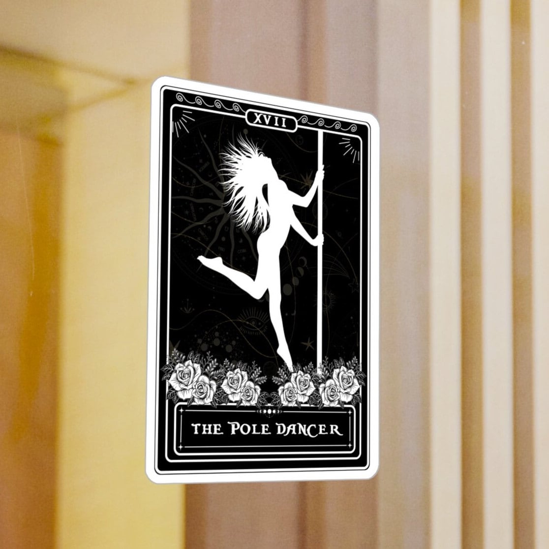 The Pole Dancer Tarot Card Sticker