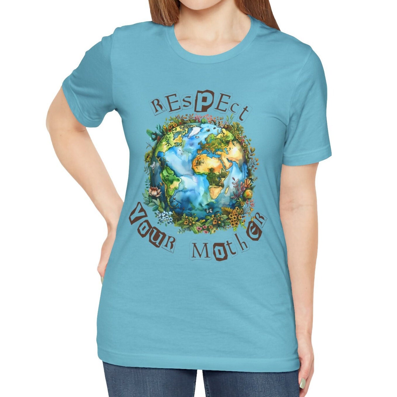 Respect Your Mother Shirt, Earth Day Environment
