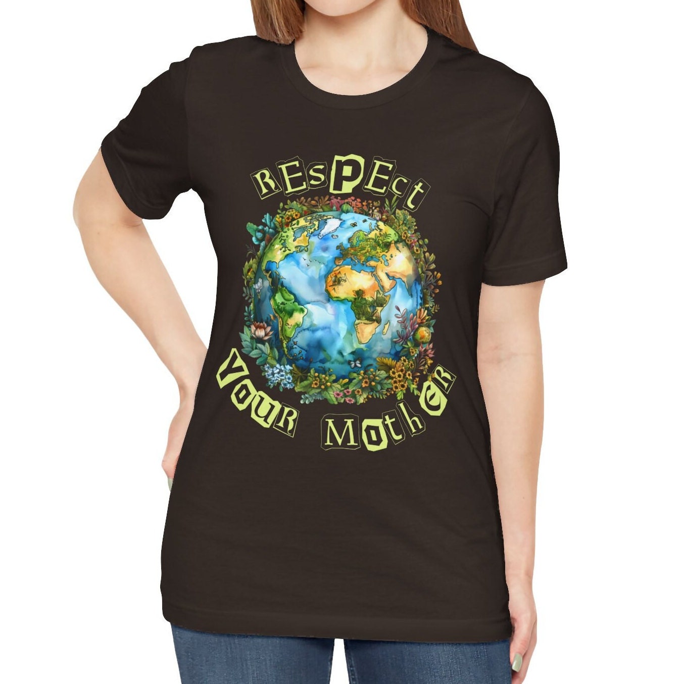 Respect Your Mother Shirt, Earth Day Environment