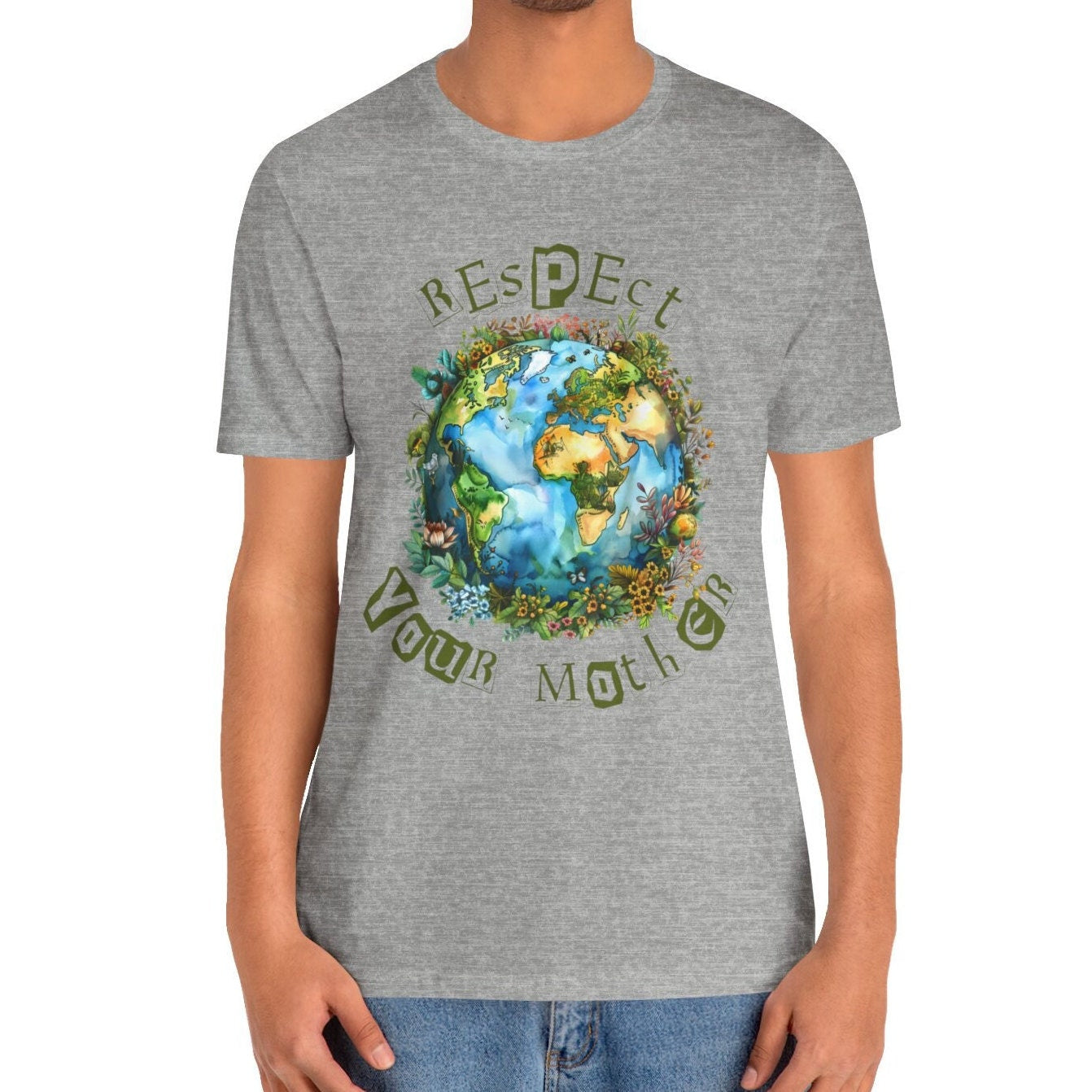 Respect Your Mother Shirt, Earth Day Environment