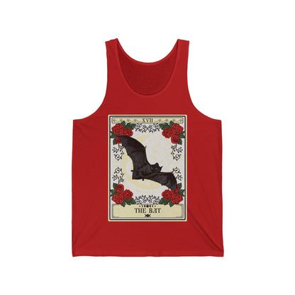 The Bat Tarot Card Tank Top, Bat Shirt