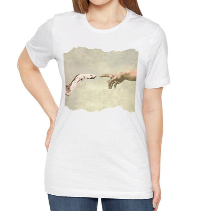 Dog Lover Shirt - Human Hand and Paw Design