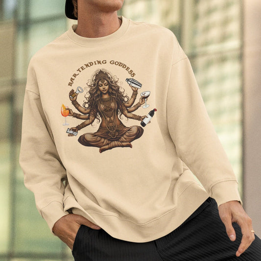 Bartender Sweatshirt - Bartending Goddess Gift for Women