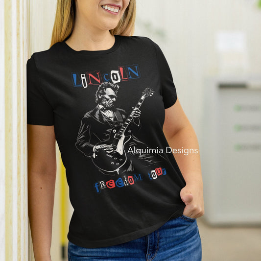 Abraham Lincoln Freedom Tour Shirt - Patriotic American History Tee