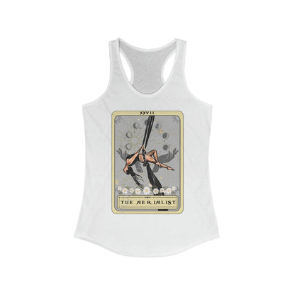 Aerialist Tank Top, The Aerialist Tarot Card Shirt, Aerial Silk Dancer Racerback