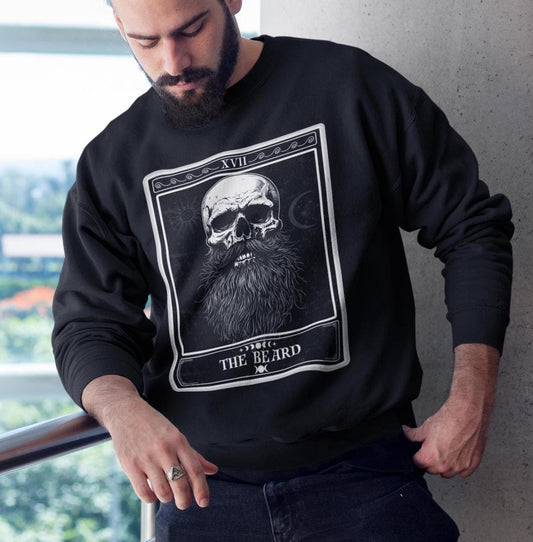 The Beard Tarot Card Sweatshirt, Beard Sweatshirt, Bearded Man Gift