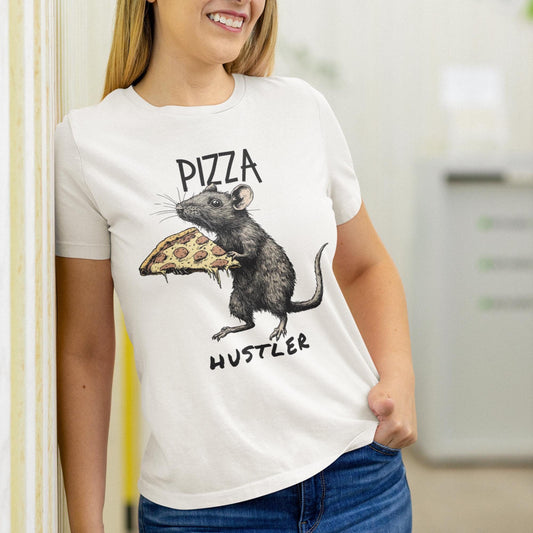 Pizza Hustler Rat Pizza Shirt, Pizza Lover Rat T-shirt