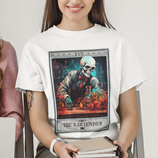 Bartender Shirt, Bartender Tarot Card Shirt Bartending Gifts for Bartender Gifts
