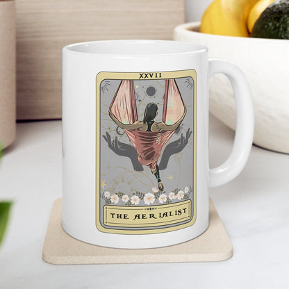 Aerialist Tarot Card Mug - Aerial Yoga  Hammock Gift