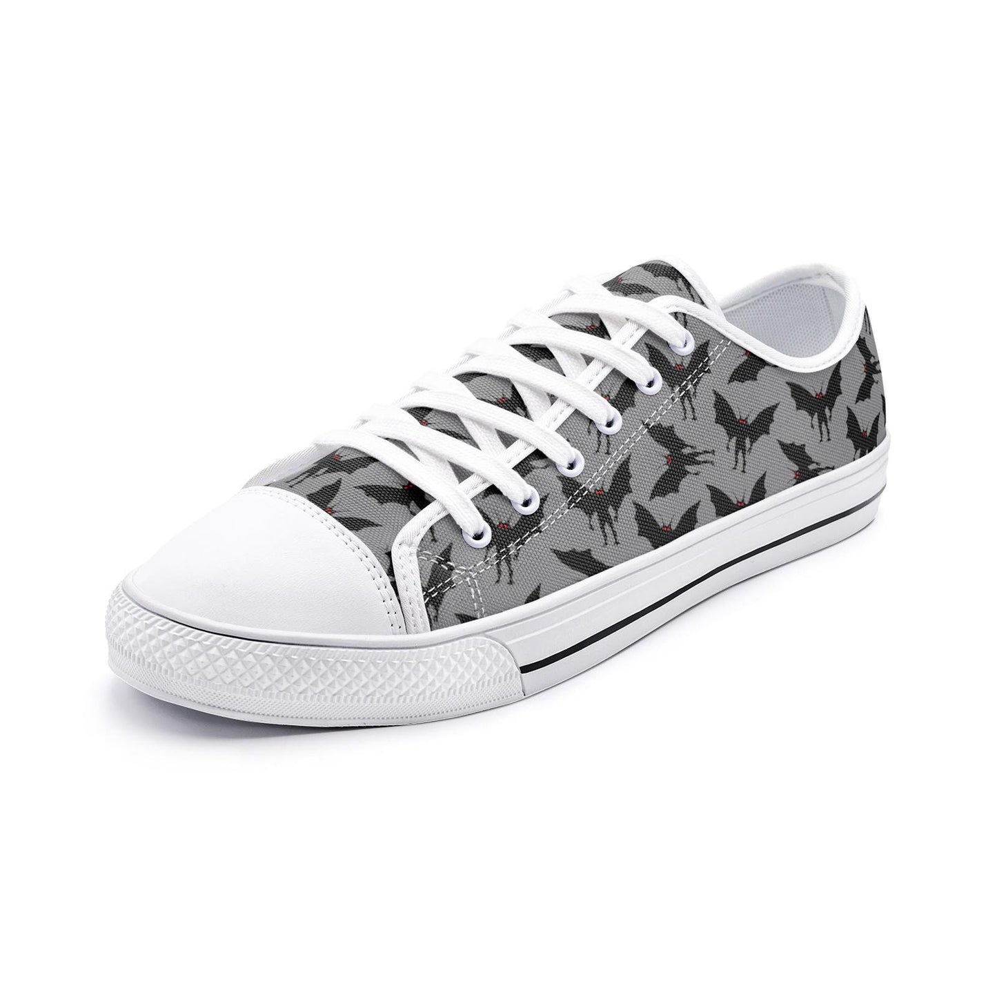 Mothman Sneakers Cryptid Unisex Low Top Canvas Shoes Moth Man
