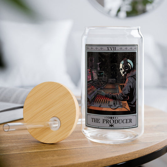 Music Producer Tarot Card Tumbler - 16oz Sound Engineer Gift