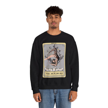 The Aerialist Tarot Card Sweatshirt, Aerial Hoop Sweater