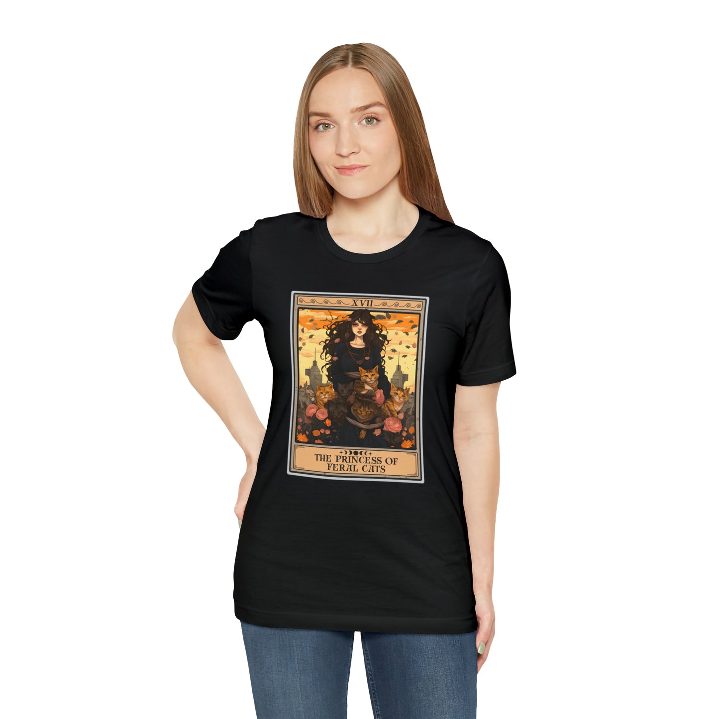 The Princess of Feral Cats Tarot Card Shirt, Cat Lover Gifts